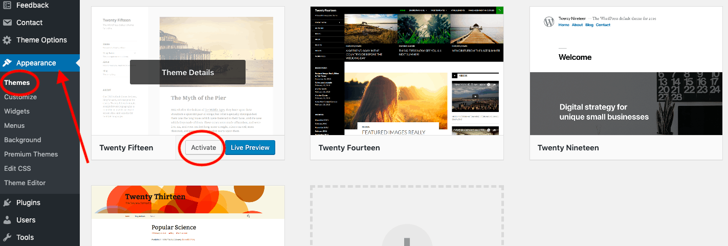 design your blog with free themes